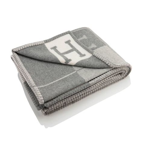 hermes gray blanket|hermes plaid blanket.